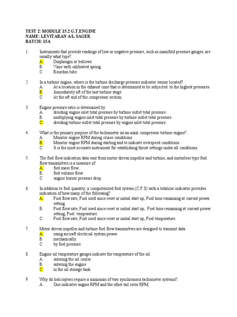Azni Test 2 Module 15.2 For Batch 14a 15a 15B 15C Tanpa Jawapan PDF