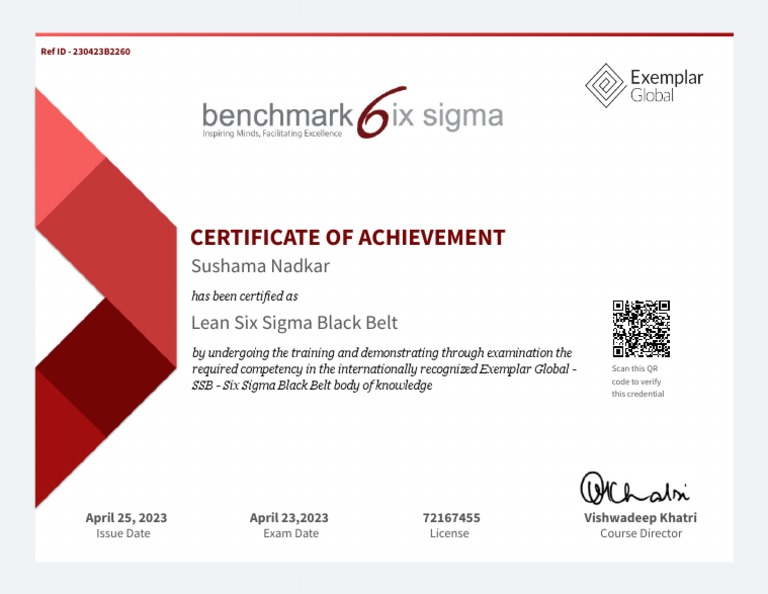 Lean Six Sigma Black Belt Certification | PDF