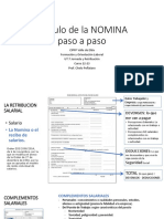 Calculo de La NOMINA Paso A Paso