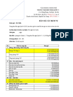 Báo Giá Các Dịch Vụ: Trung Tâm Hội Nghị Quốc Tế