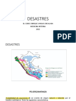 Desastres: Dr. Eddie Enrique Vargas Encalada Medicina Interna 2022