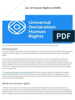 Unit-1 (Part-B) Universal Declaration of Human Rights