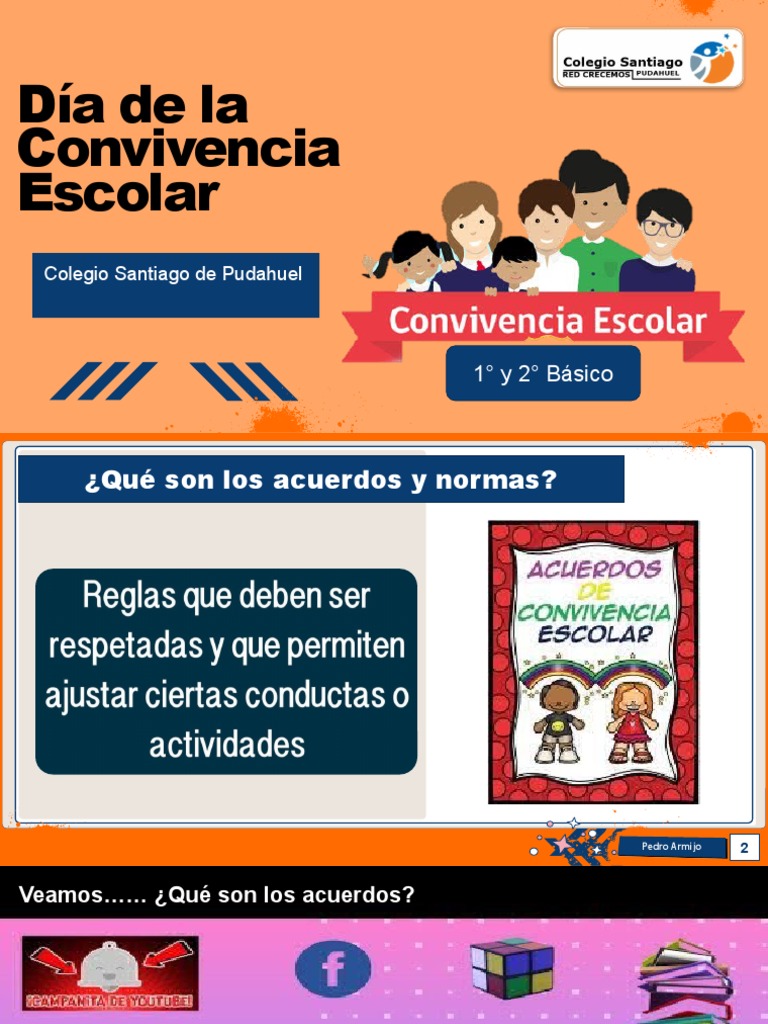 Normas y acuerdos para una buena convivencia escolar | PDF
