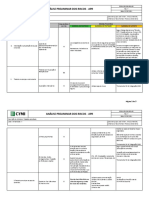 Análise preliminar dos riscos de trabalho em altura