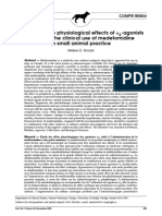 A Review of The Physiological Effects of 2-Agonists Small Animal Pratice