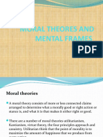 Moral Theores and Mental Frames