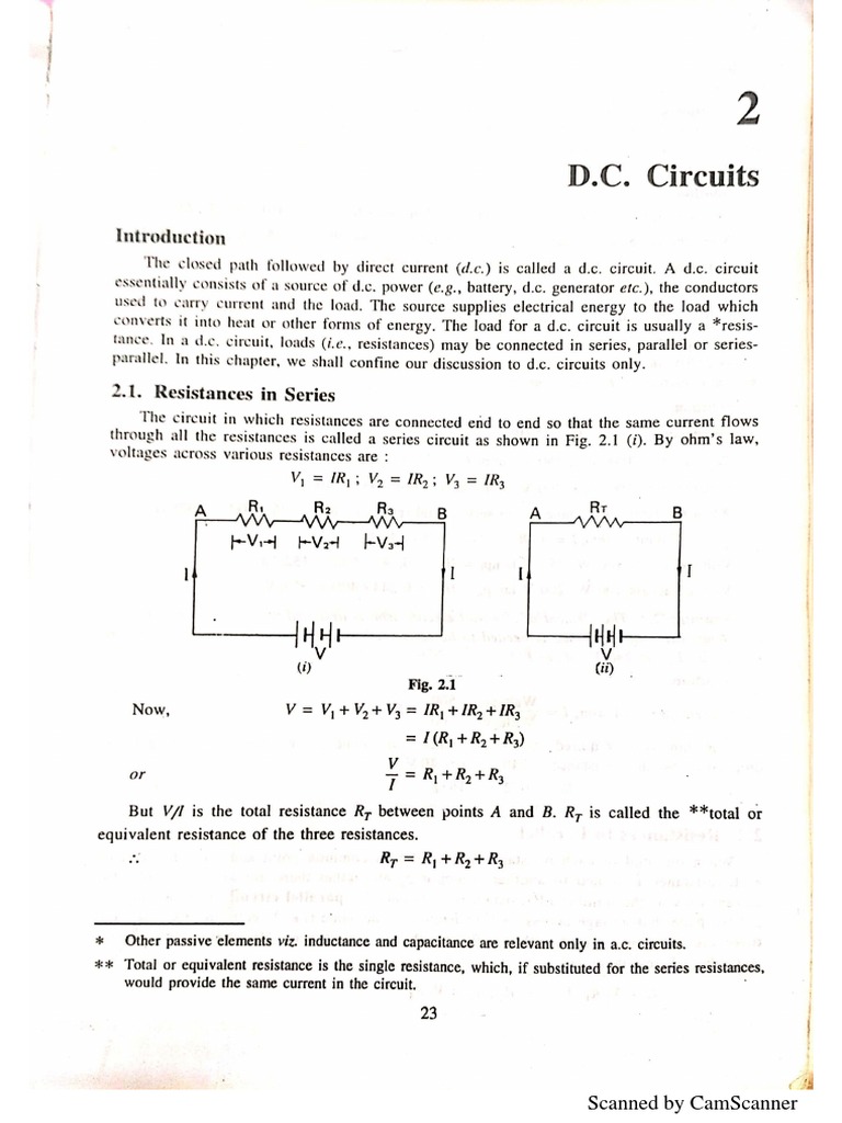 DC circuits | PDF
