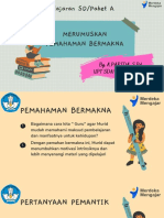 Aksi Nyata Perencanaan Pembelajaran SD Paket A - MERUMUSKAN PEMAHAMAN BERMAKNA