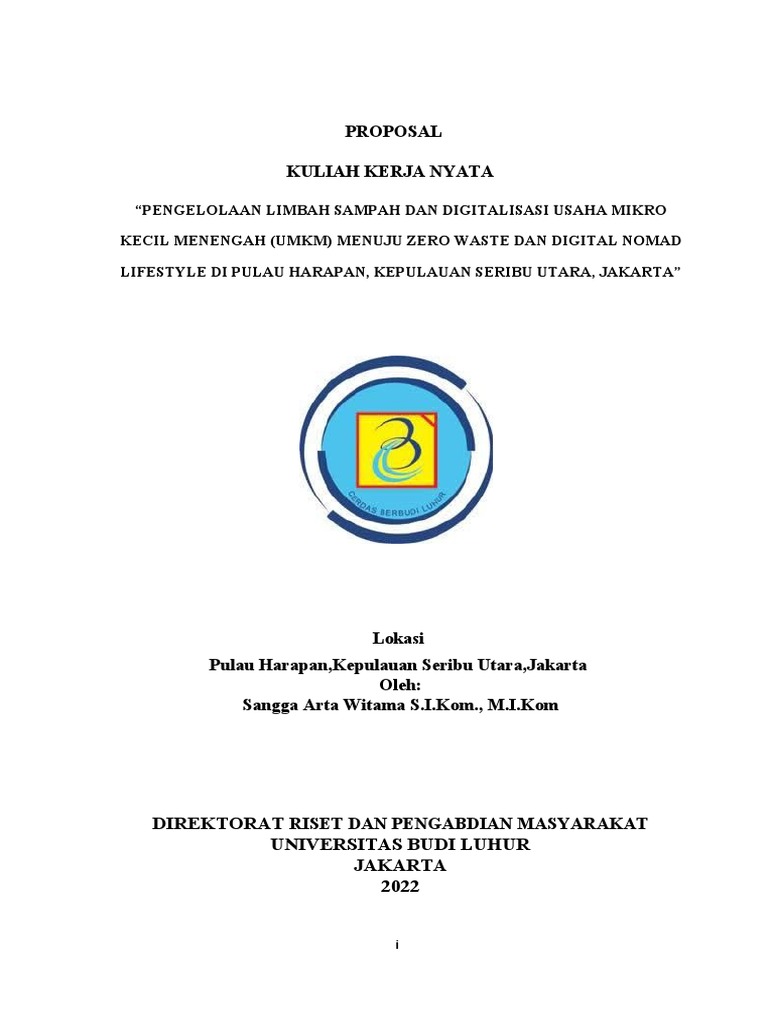 Proposal Kkn Pdf