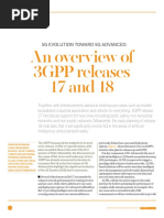 5G Evolution Toward 5G Advanced An Overview of 3GPP Releases 17 and 18