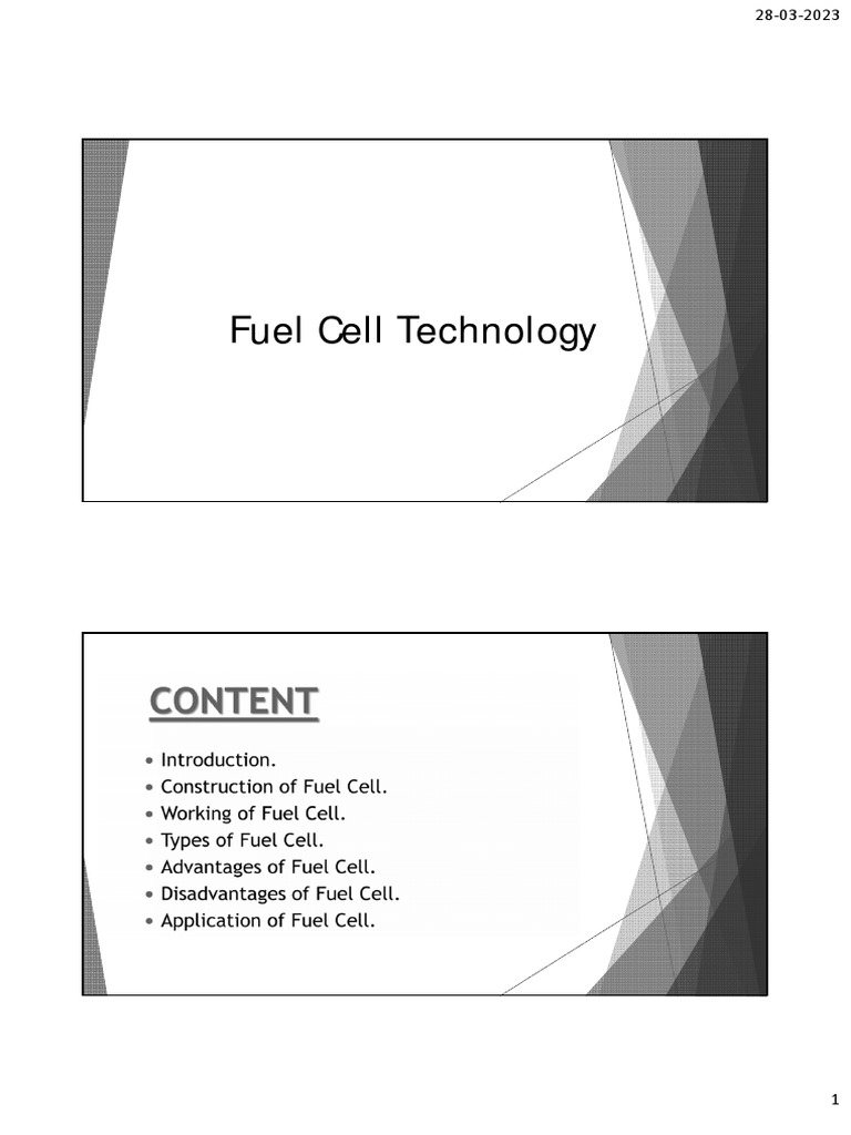 Fuel Cell Technology PDF