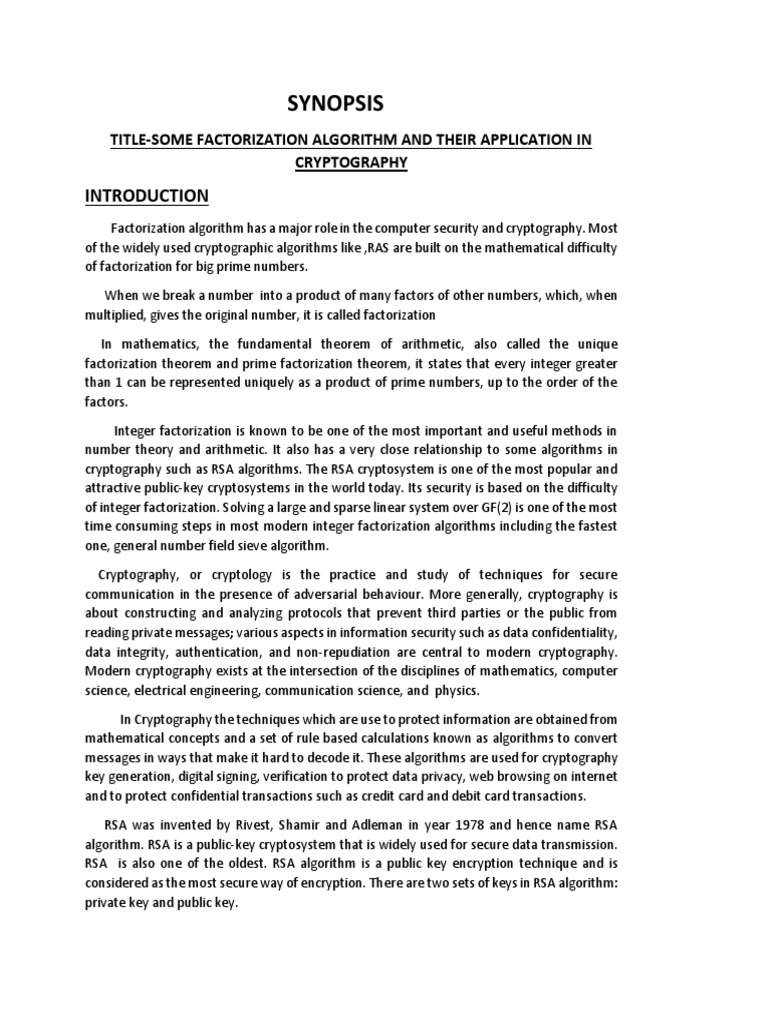 Rho Pollard Algorithm in Cryptography | PDF | Cryptography | Public Key ...