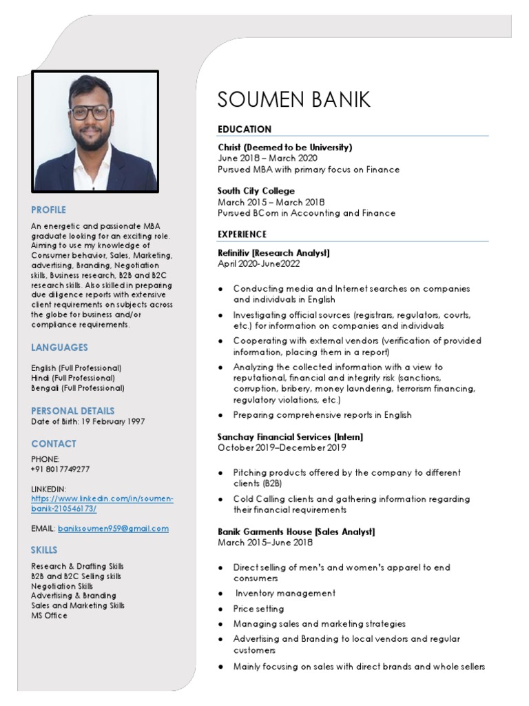 MBA Graduate with Marketing & Research Expertise | PDF | Sales | Marketing