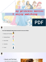 5 Disney Princess Movies I Enjoy Watching: Presented by Eaint Eaindra Khin ID-2022B2132