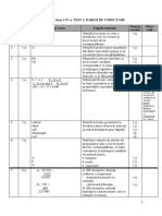 Matematica, Clasa A IV-a. TEST 2. BAREM DE CORECTARE