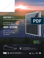 Chsm54M-Hc Monofacial Series 182: PERC+ / Multi-Busbar / Half-Cut Non-Destructive Cutting PID Resistance