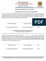 Technology Use Policy Form