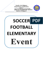 COverpage Folder For Soccer - Football Elementary Event