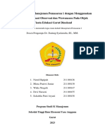 Studi Lapangan Manajemen Pemasaran 1 Dengan Menggunakan Teknik Kombinasi Observasi Dan Wawancara Pada Objek Wisata Edukasi Garut Dinoland