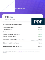 Slice Account Statement - Aug '22