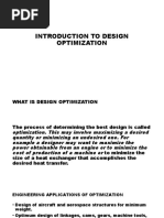 Introduction To Design Optimization