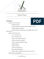 Técnica Cirúrgica: Classificação