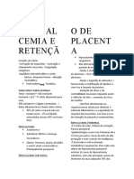 Hipocal Cemia E Retençã ODE Placent A: Calcio Total X Cálcio Ionizável
