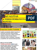 Kualitas Penduduk Dan Indek Pemb Manusia. .Pps