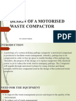 Motorized Waste Compactor Design