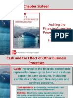 Chapter Sixteen: Auditing The Financing/Investing Process: Cash and Investments
