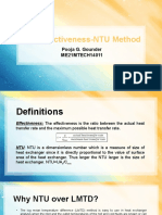 How the Effectiveness-NTU Method Analyzes Heat Exchangers