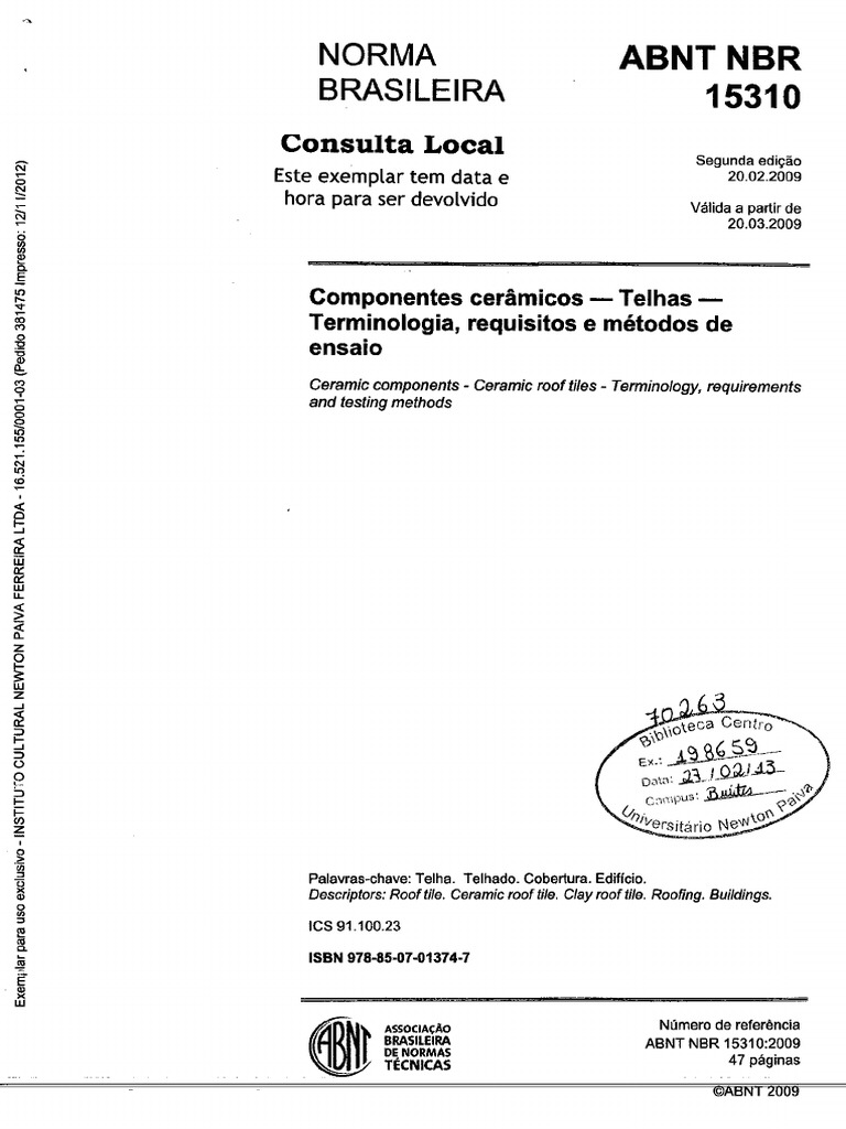 NBR 15310 | PDF