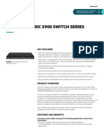 HPE FlexFabric 5900 Switch Series Datasheet