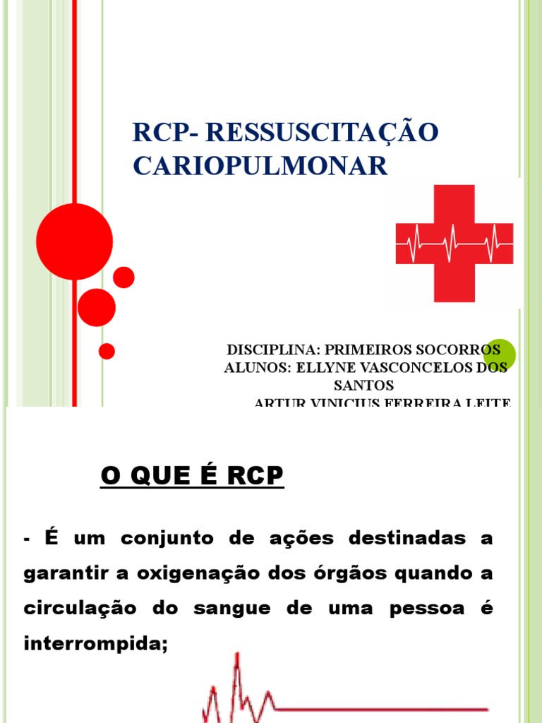 RCP: Guia Prático de Primeiros Socorros | PDF