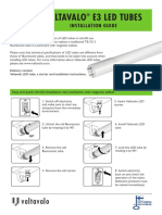 Valtavalo E3 Led Tubes: Installation Guide