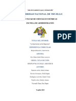 Universidad Nacional de Trujillo: Facultad de Ciencias Económicas Escuela de Administración