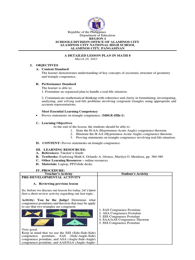 Dlp Week 7 Pdf Triangle Elementary Geometry