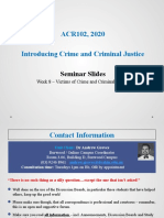 ACR102, 2020 Introducing Crime and Criminal Justice: Seminar Slides