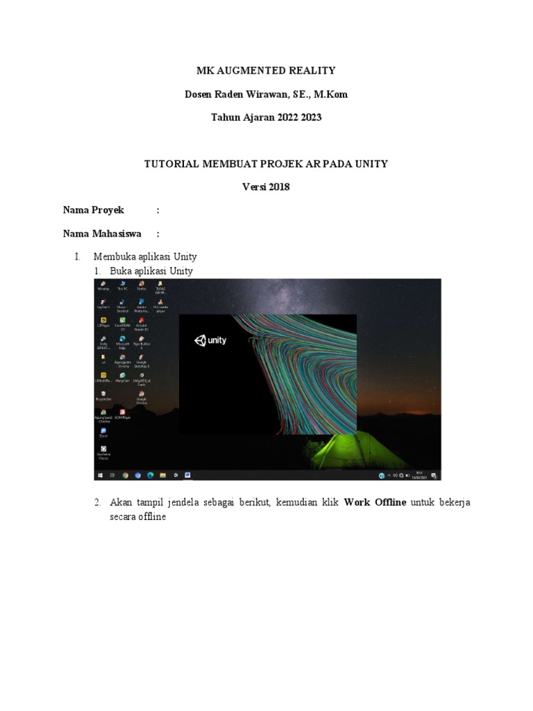 Tutorial AR di Unity: Proyek Kubus | PDF | Komputer