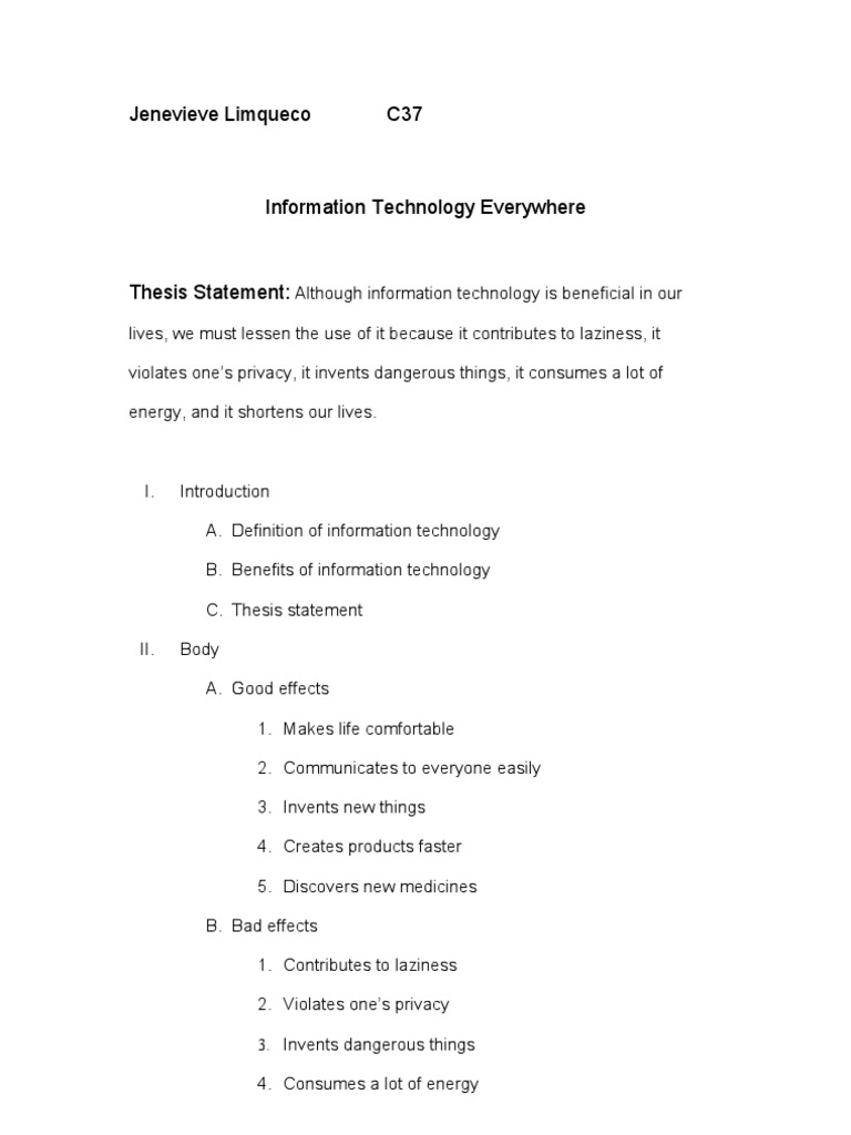 Thesis technology definition picture