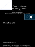 Pyqs, Case Studies and Doubt Clearing Session