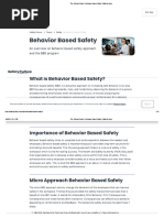 The Ultimate Guide To Behavior Based Safety - SafetyCulture