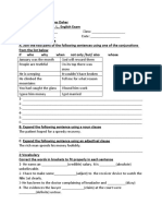 1st Secondary March A. L. Exam