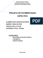 Projeto de Pavimentação Asfáltica