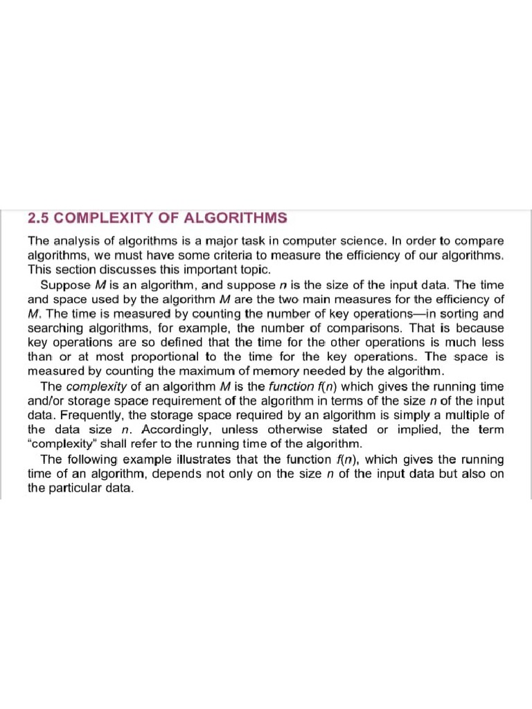 4)COMPLEXITY OF ALGORITHM | PDF