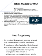 Communication Models For WSN