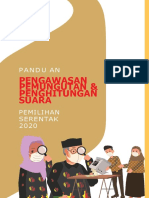 Panduan Pengawasan Pemungutan Dan Perhitungan Suara Pemilihan Serentak 2020