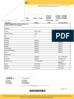 LPL Jangpura Urine Test Report