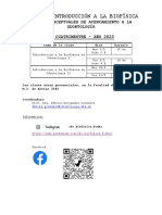 Física E Introducción A La Biofísica: Clases Conceptuales de Acercamiento A La Odontología 1º Cuatrimestre - Año 2023