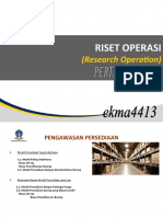 Riset Operasi: (Research Operation)